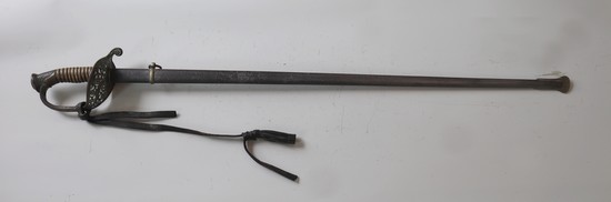 SABRE D'OFFICIER D'INFANTERIE type 1855.