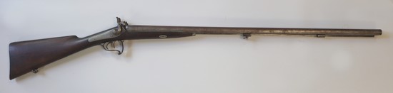 FUSIL DE CHASSE double à percussion.