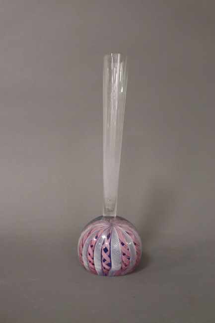 SOLIFLORE en verre, base boule en sulfure...