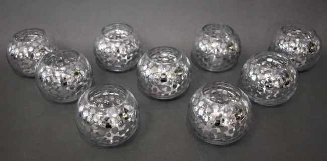 NEUF SOLIFLORES de forme boule en verre ...