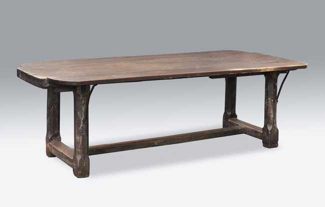GRANDE TABLE rectangulaire dite de Communauté,...