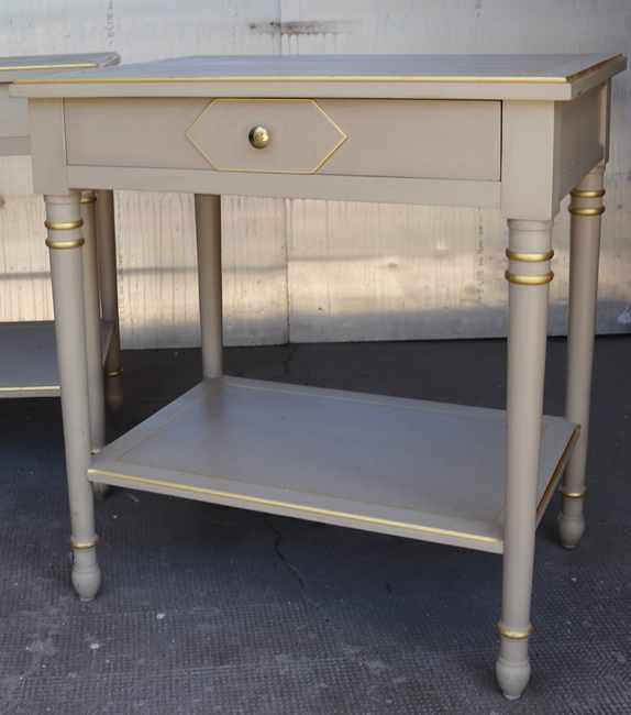 PAIRE DE TABLES DE CHEVET rectangulaires,...