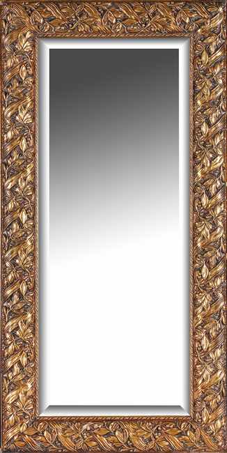 PAIRE DE MIROIRS rectangulaires en bois doré...