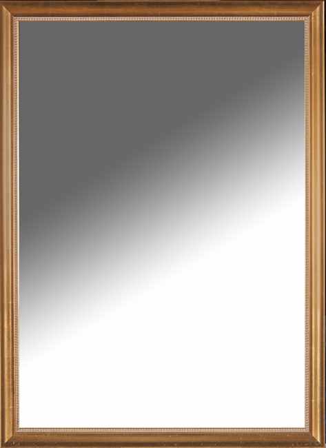 MIROIR rectangulaire en bois doré mouluré...