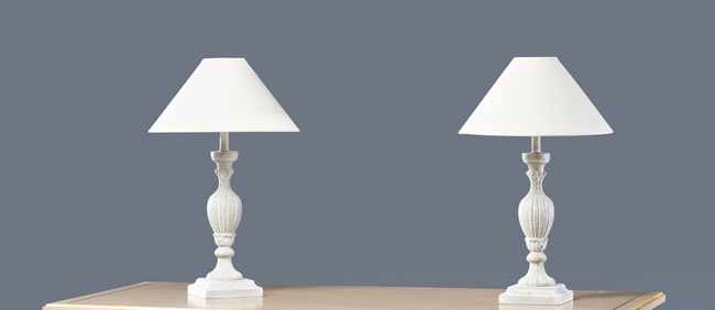 PAIRE DE LAMPES DE TABLE de forme balustre...