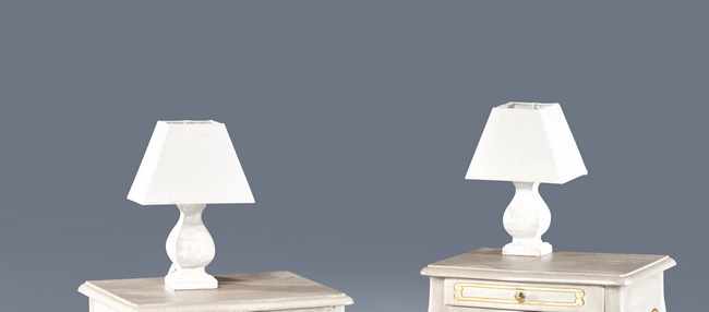 PAIRE DE LAMPES DE CHEVET de forme balustre...
