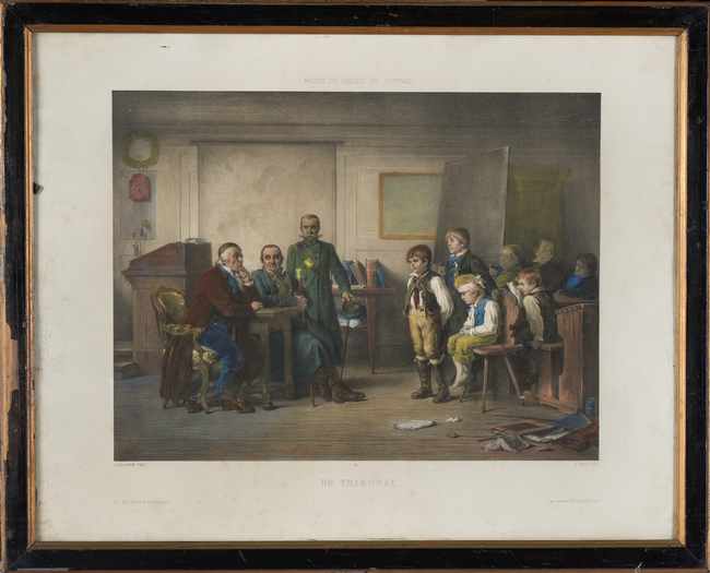 DEUX LITHOGRAPHIES en couleurs l'une d'après...