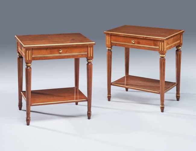 PAIRE DE TABLES DE CHEVET rectangulaires...