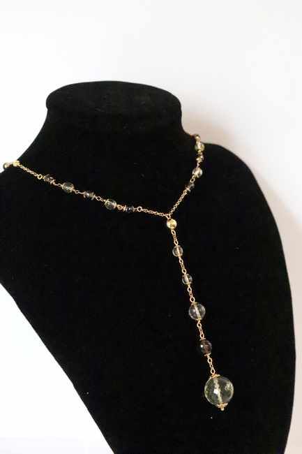 COLLIER type sautoir à chaîne en or (750)...