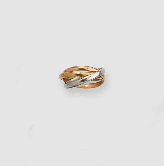 BAGUE trois ors (750)