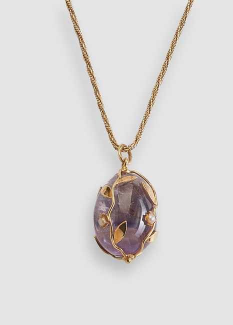 COLLIER en or (750) avec CHAÎNE retenant...