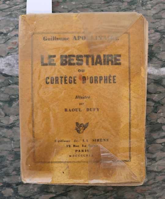 APOLLINAIRE (G.), Le Bestiaire ou Cortège...