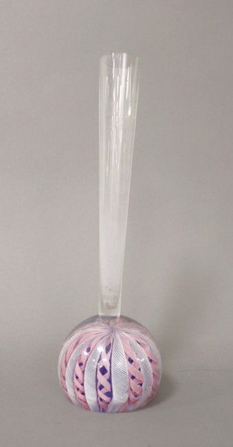 SOLIFLORE en verre, base boule en sulfure...