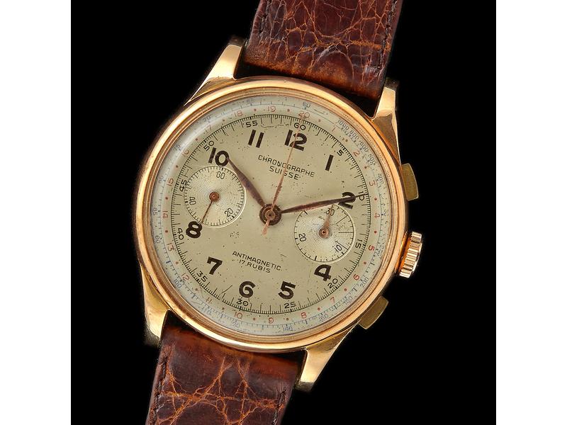 MONTRE CHRONOGRAPHE d'homme, mouvement suisse...