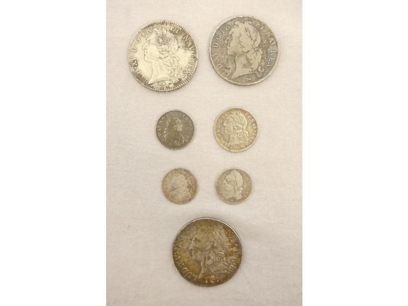 FRANCE. Louis XV ( 1715-1774). Lot de 7 pièces...