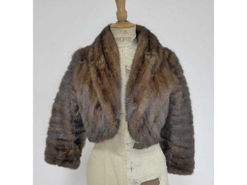 CARACO en vison brun Taille 36