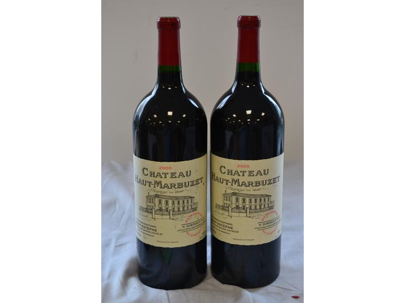 2 Mags CH. HAUT MARBUZET St Estèphe 2005