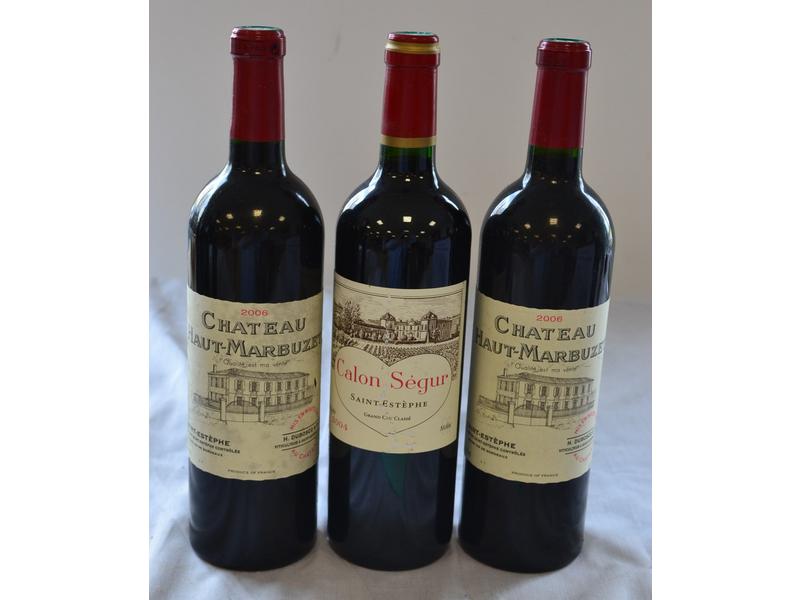 LOT DE TROIS BOUTEILLES comprenant