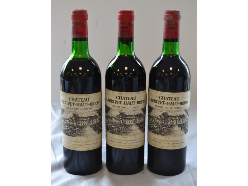 3 Blles CH.LARRIVET-HAUTBRION Graves 197...