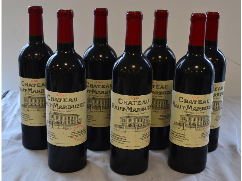 7 Blles CH. HAUT MARBUZET 	St Estèphe CBE...