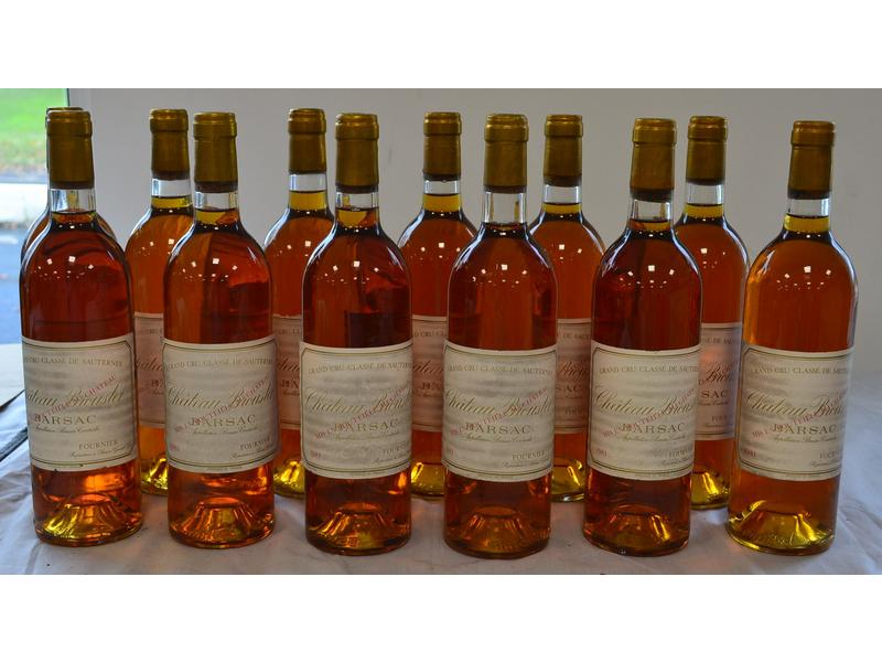 12 Blles CH. BROUSTET Barsac GCC 1981