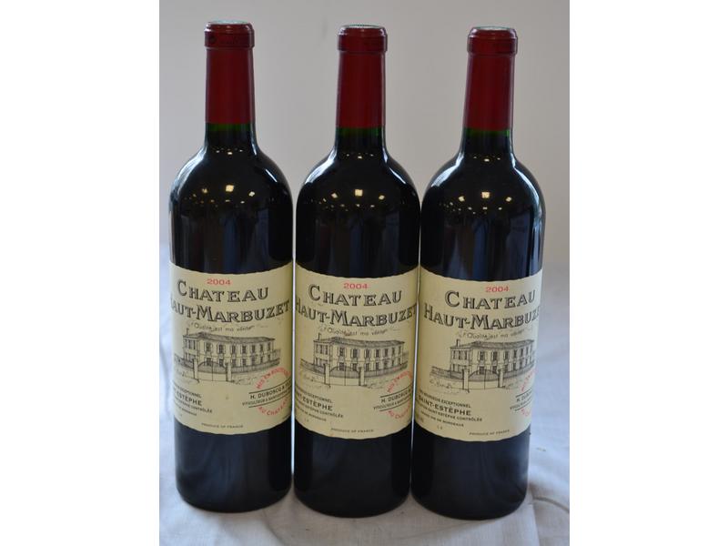 3 Blles CH. HAUT MARBUZET	St Estèphe CBE...