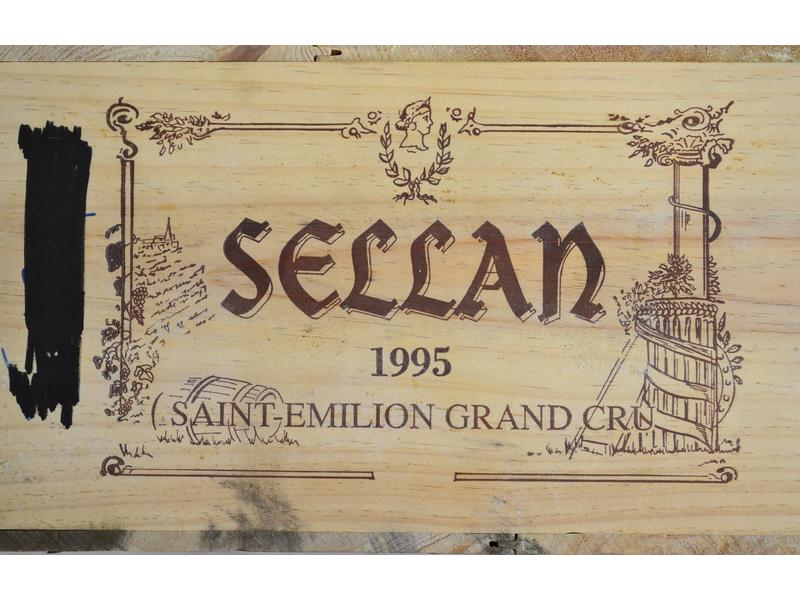 12 Blles CH. SELLAN St Emilion GC 1995