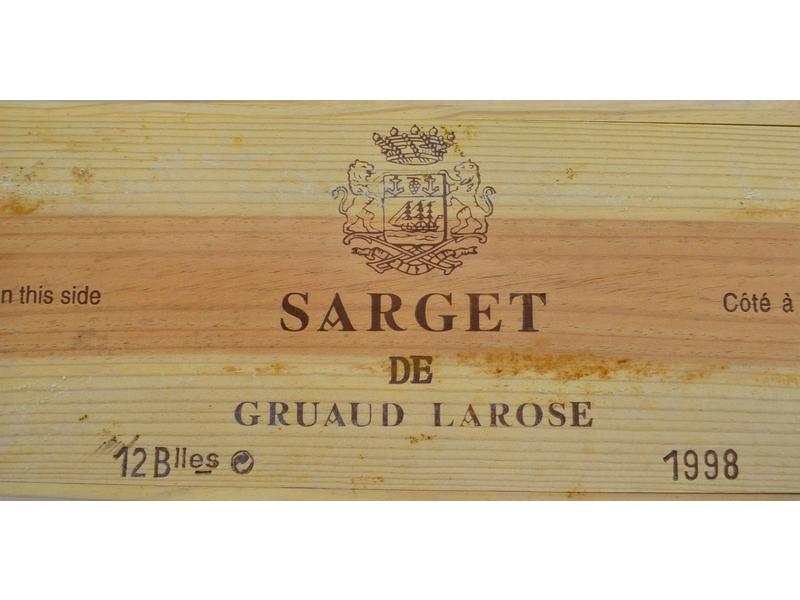 12 Blles SARGET DE GRUAUD LAROSE	St Julien...