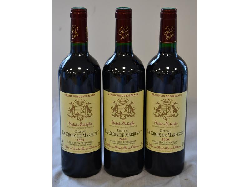3 Blles CH. LA CROIX DE MARBUZET St Estèphe...