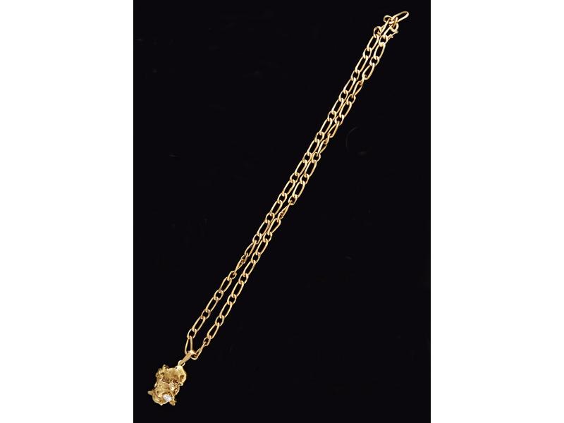 COLLIER en or jaune 18k, constitué d'une...