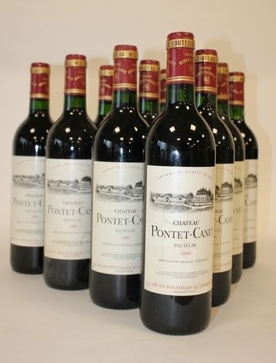 10 Blles CH. PONTET CANET Pauillac GCC 1...