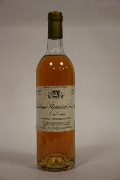 1 Blle CH. ROUMIEU LACOSTE Sauternes 198...