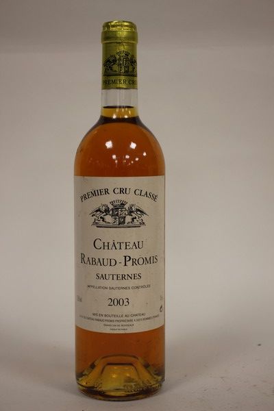 1 Blle CH. RABAUD PROMIS Sauternes 1er CC...