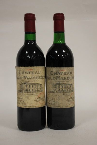 2 Blles CH. HAUT MARBUZET St Estèphe 199...
