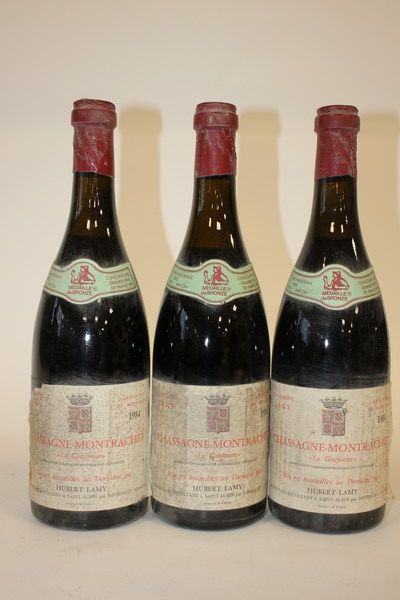 3 Blles CHASSAGNE MONTRACHET "La Goujonne"...