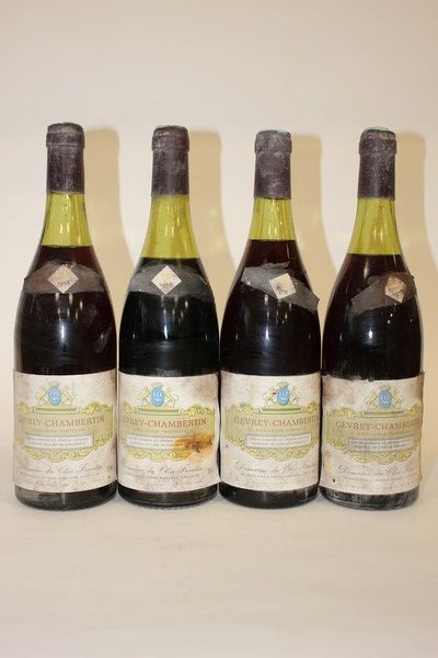4 Blles GEVREY CHAMBERTIN mise Dom.du  Clos...