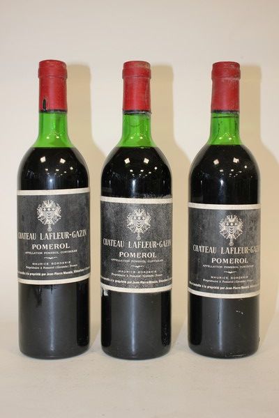 3 Blles CH. LAFLEUR GAZIN Pomerol 1978