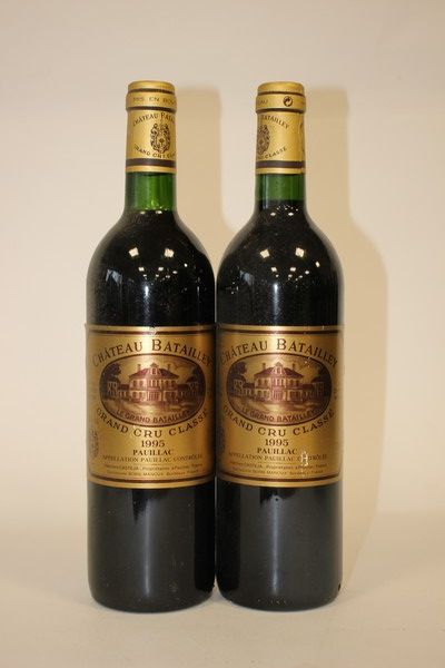 2 Blles CH. BATAILLEY Pauillac GCC 1995