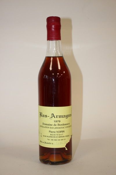 1 BAS ARMAGNAC  Domaine de Bordeneuve mise...