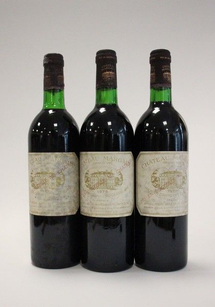 3 Blles CH. MARGAUX 1er GCC Margaux 1979