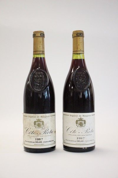 2 Blles CÔTE RÔTIE Seigneur de Maugiron 1987...