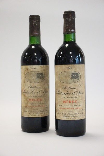 2 Blles CH. PATACHE D'AUX Médoc CB 1989