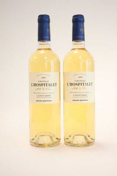 2 Blles CH. L HOSPITALET Languedoc blanc...