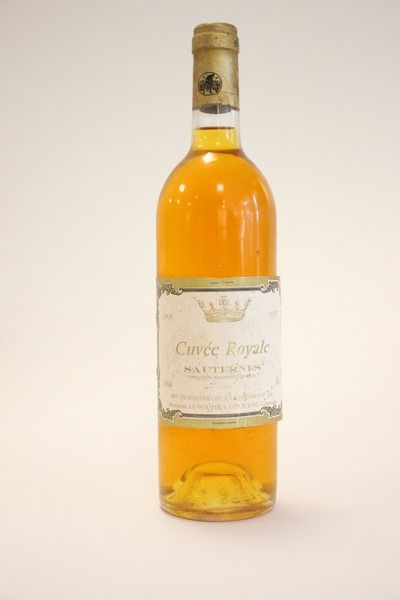 1 Blle CUVÉE ROYALE Sauternes mise nég. ...