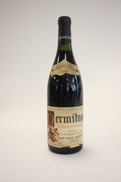 1 Blle HERMITAGE mise Chapoutier 1986