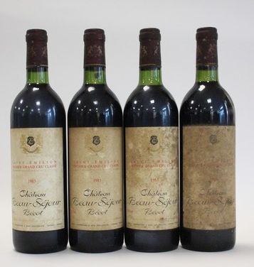 4 Blles CH. BEAU-SEJOUR BÉCOT Saint-Emilion...