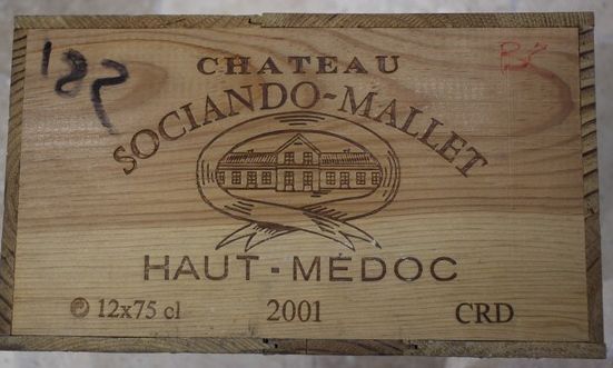 12 Blles CH. SOCIANDO-MALLET Haut-Médoc ...