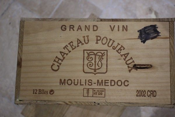 12 Blles CH . POUJEAUX Moulis 2002