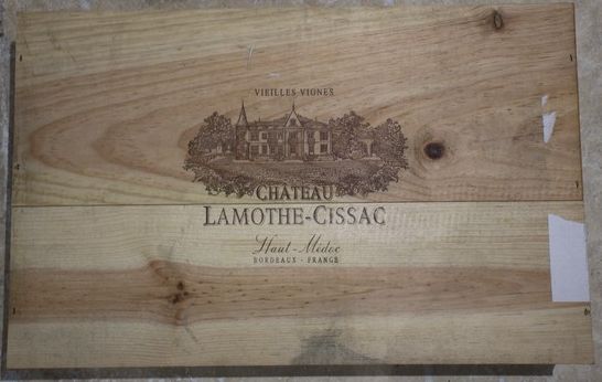 6 Blles CH. LAMOTHE CISSAC Haut-Médoc 20...