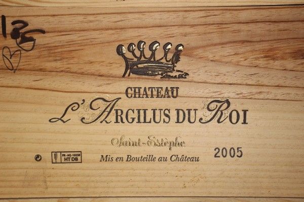 6 Mags CH. L'ARGILUS DU ROI Saint-Estèphe...